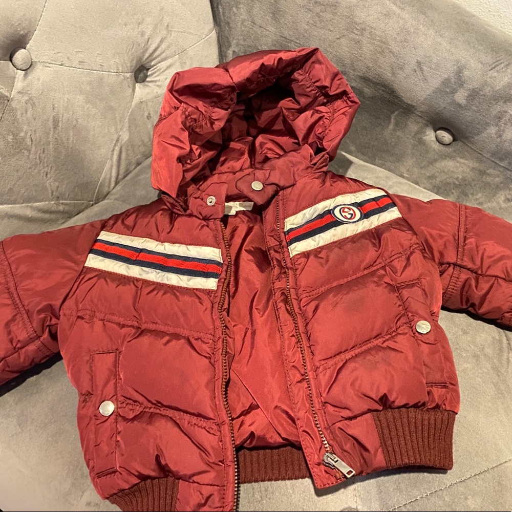 Authentic Gucci Down Jacket 12/18 Months